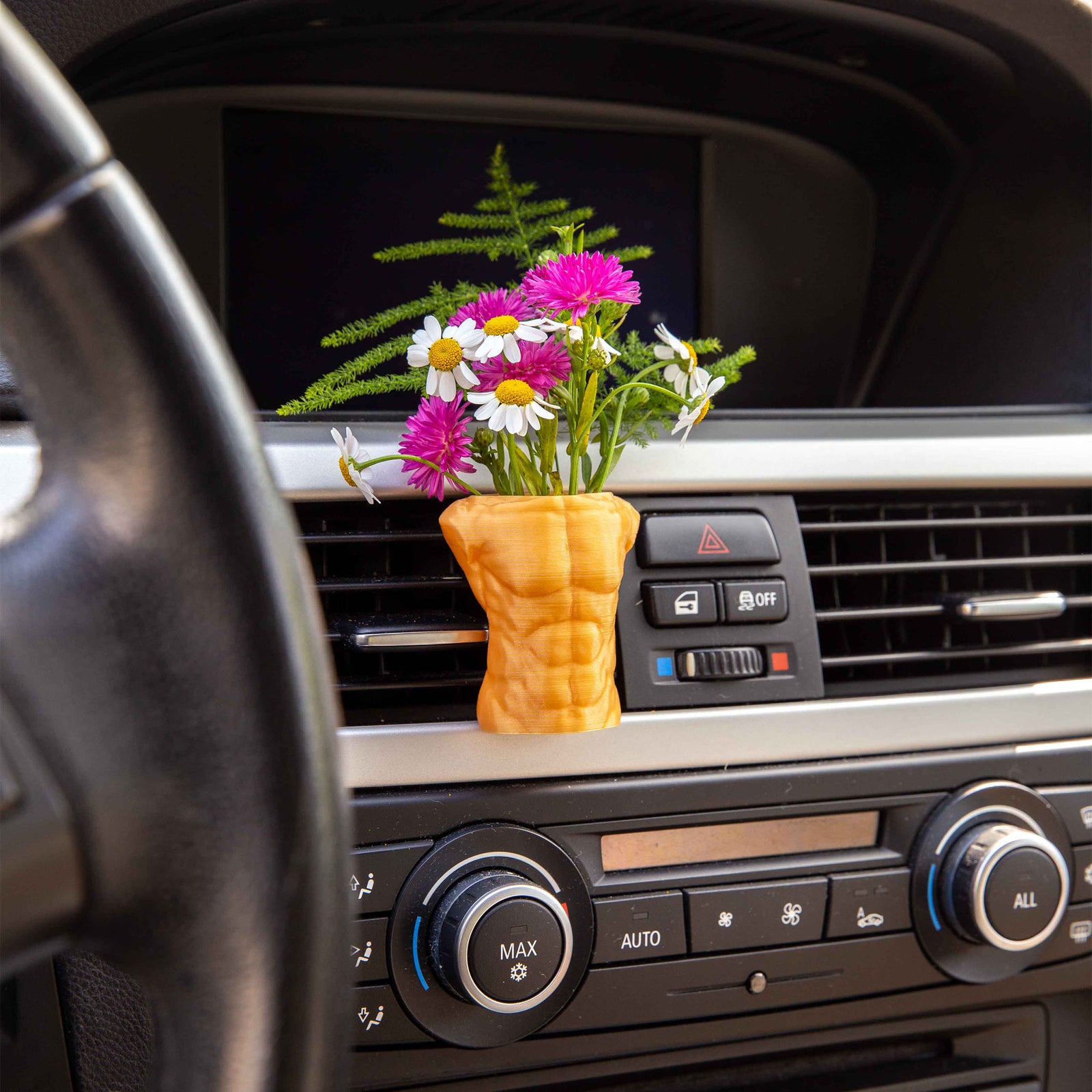 Male Torso - Cardening Mini Vase Car Accessory