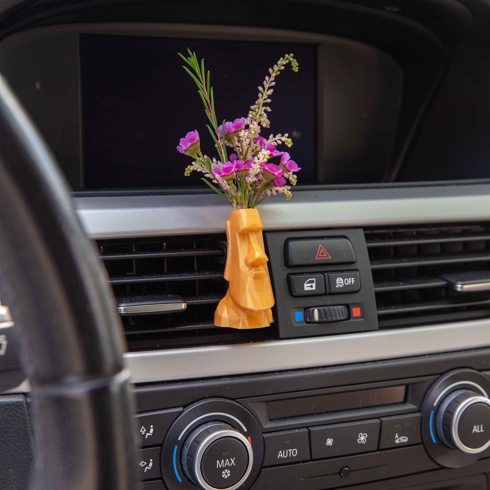 The Moai - Cardening Mini Vase Car Accessory