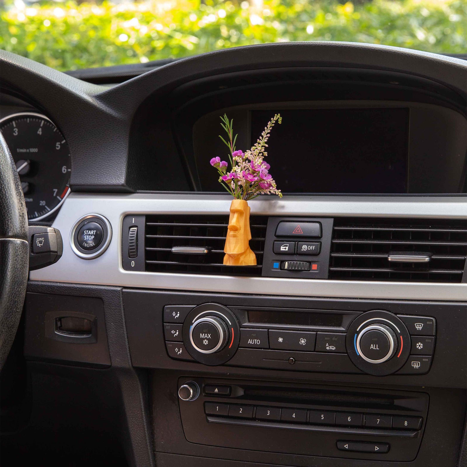 The Moai - Cardening Mini Vase Car Accessory