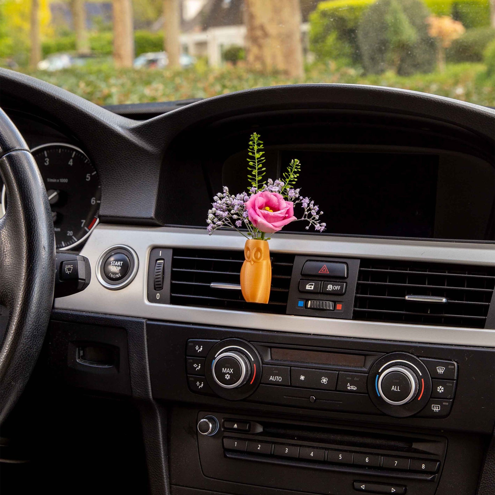 The Owl - Cardening Mini Vase Car Accessory