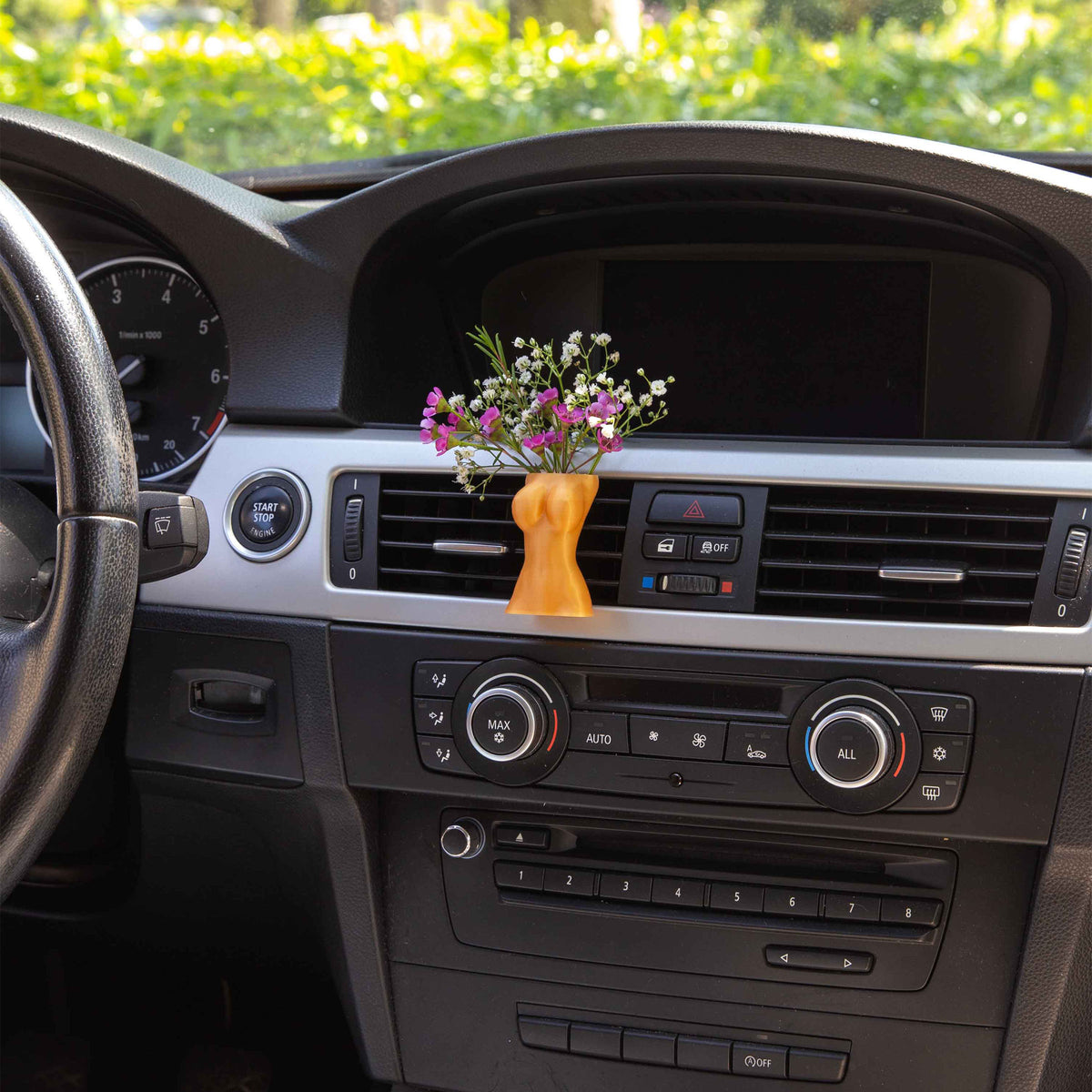 Female Torso - Cardening Mini Vase Car Accessory
