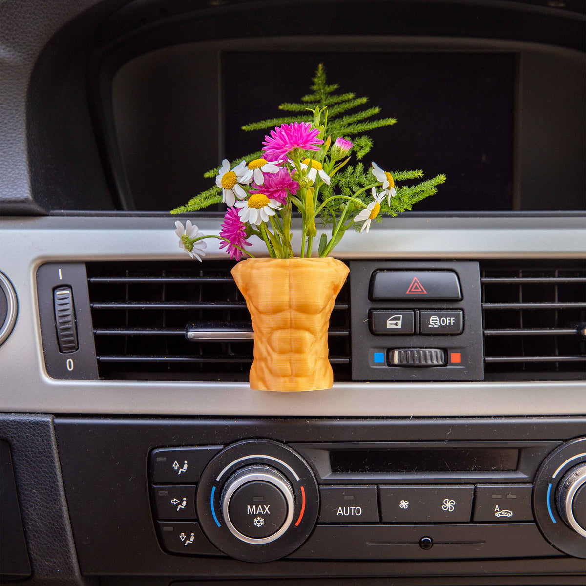 Male Torso - Cardening Mini Vase Car Accessory