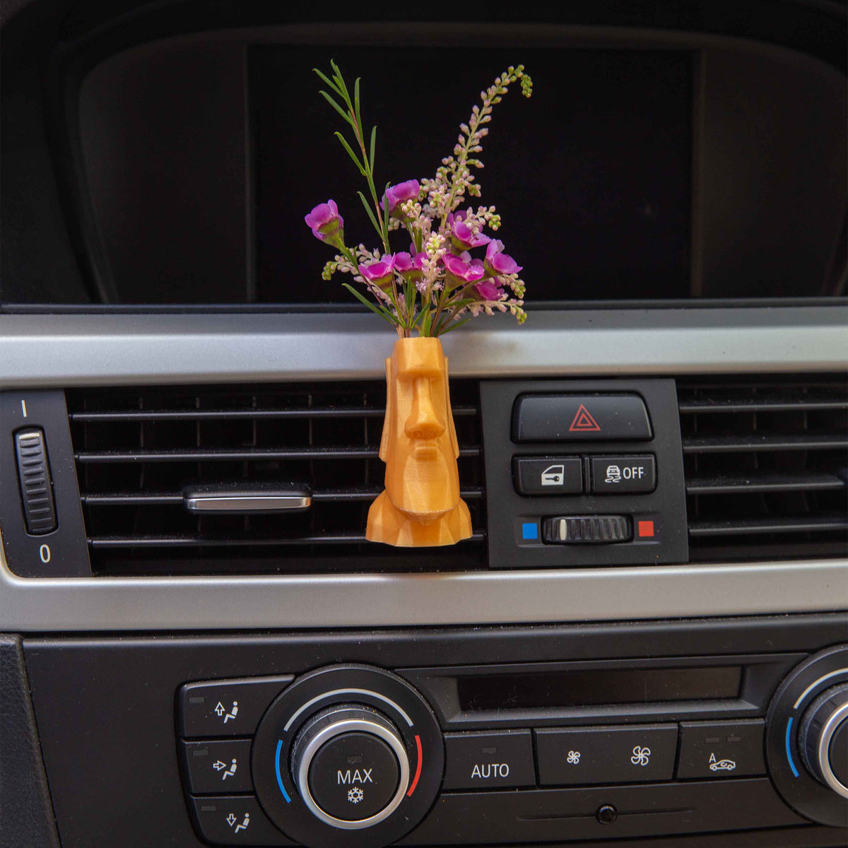 The Moai - Cardening Mini Vase Car Accessory