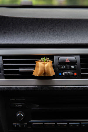 Booty Muscle Butt - Cardening Mini Planter Car Accessory