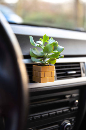 Brick - Cardening Mini Planter Car Accessory