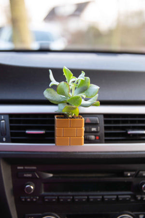 Brick - Cardening Mini Planter Car Accessory