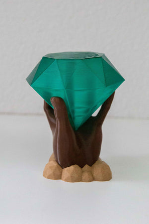 Safemoon Emerald Hand - Desk Ornament - New Antheia